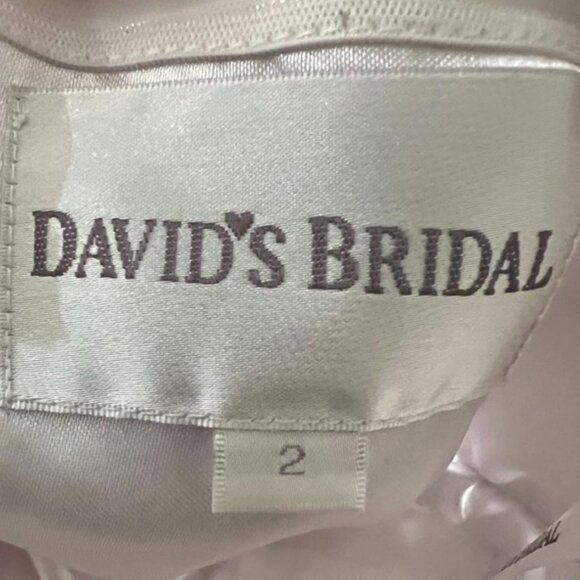 White Bridal Mini-Dress - Picture 3 of 3